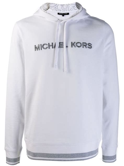 michael kors white sweatshirt|Michael Kors velour sweatsuit.